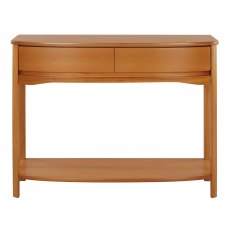 Nathan Classic Teak Shaped Console Table