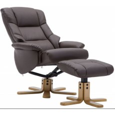 GFA Florence Swivel Recliner And Footstool