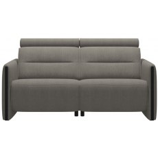 Stressless Emily Static 2 Seater Sofa With Wooden Inlay