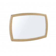 Nathan Shades Oak Shaped Wall Mirror