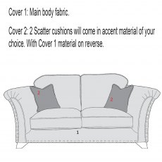Buoyant Upholstery Vesper 3 Seater Standard Sofa
