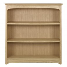 Nathan Shades Oak Mid Double Bookcase