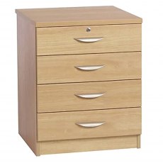 R White Cabinets 4 Drawer Chest