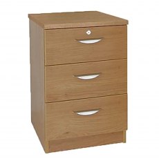 R White Cabinets 3 Drawer CD/DVD Storage Unit