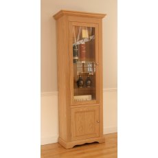 Andrena Pelham 27" Narrow Glazed Bookcase