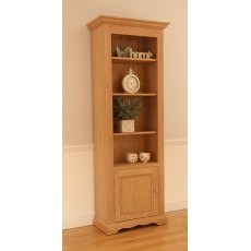 Andrena Pelham 27" Narrow Open Bookcase with Bottom Door