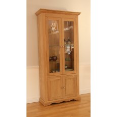 Andrena Pelham 36" Wide Glazed Bookcase