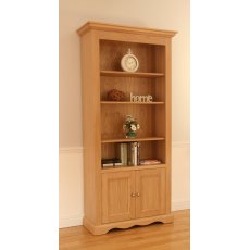 Andrena Pelham 36" Wide Open Bookcase with Bottom Doors