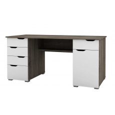 Alphason Desks Kentucky Wood Effect Desk