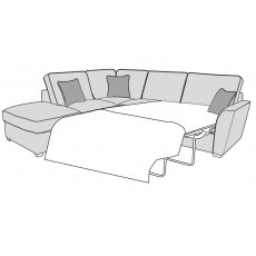 Buoyant Upholstery Fantasia Standard Back Corner Group Sofa Bed (LFC)