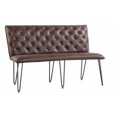 Hafren Collection Studded Back Bench 140cm