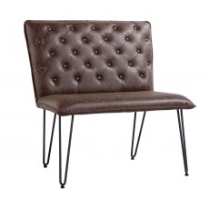 Hafren Collection Studded Back Bench 90cm