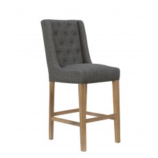 Hafren Collection Button Back Stool with Studs