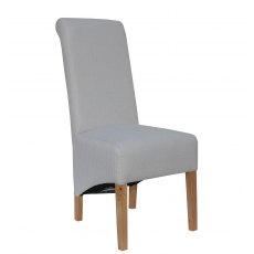 Hafren Collection Button Back Scroll Back Fabric Chair