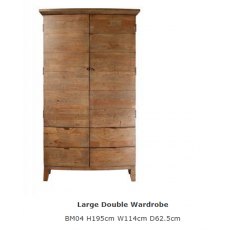 Hafren Collection Sherlock Bermuda Double Wardrobe