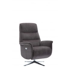 GFA Ontario Swivel Recliner Chair With Integrated Footstool