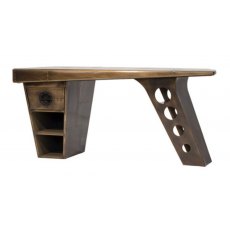 Carlton Furniture Aviator Half Wing Desk