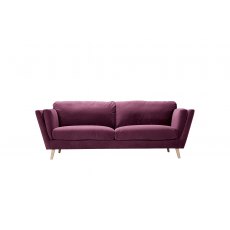 Sits Nova Fabric Fixed Cover 3 Seater Sofa Standard Comfort