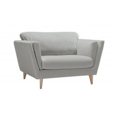 Sits Nova Fabric Fixed Cover Armchair Luxury Comfort
