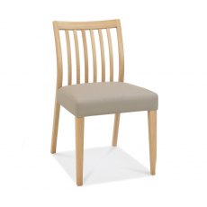 Bentley Designs Bergen Oak Low Slat Back Dining Chair
