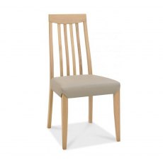 Bentley Designs Bergen Oak Slat Back Dining Chairs