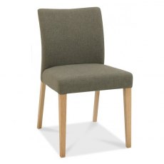 Bentley Designs Bergen Oak Upholstery Chair