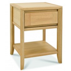 Bentley Designs Bergen Oak Lamp Table With Drawer
