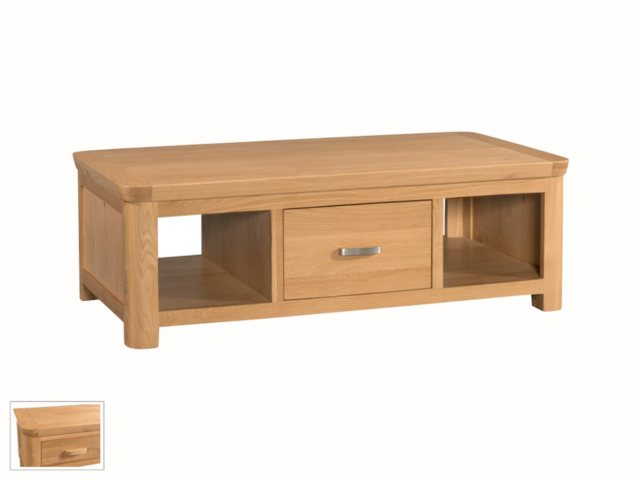 Annaghmore Annaghmore Treviso Solid Oak Large Coffee Table