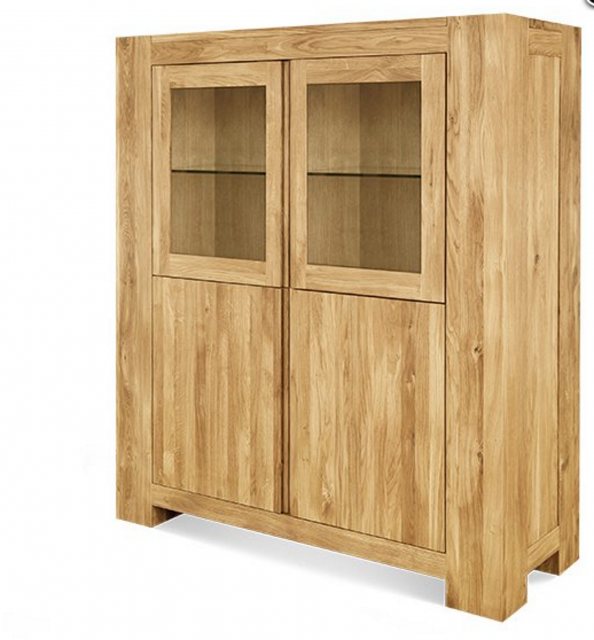 Clemence Richard Clemence Richard Massive Oak Display Cabinet