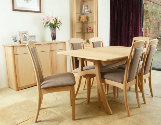 Andrena Andrena Albury 120cm/178cm Boat Shaped Extending Table