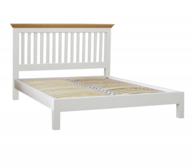 TCH Furniture TCH Furniture Coelo Oak & Painted Low Foot End Slat Bed