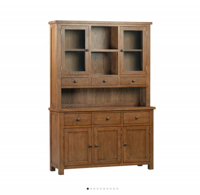 Devonshire Living Devonshire Dorset Rustic Oak Large Dresser Top