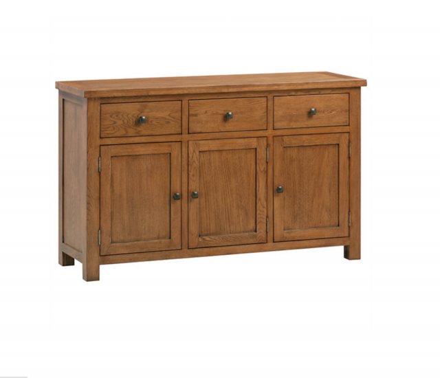 Devonshire Living Devonshire Dorset Rustic Oak 3 Door Sideboard