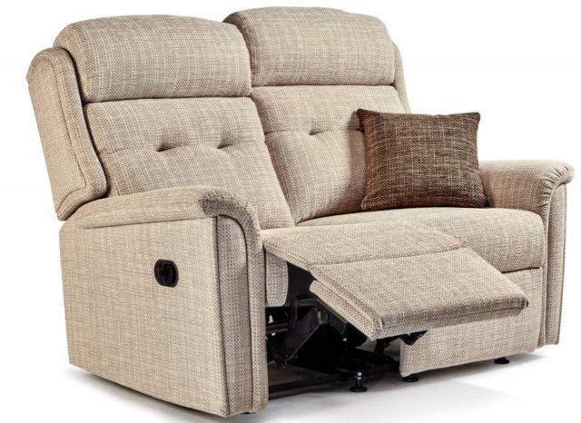 Sherborne Upholstery Sherborne Upholstery Roma Small Rechargeable Powered Reclining 2 Seater Sofa
