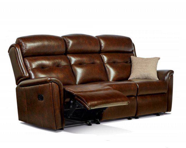 Sherborne Upholstery Sherborne Upholstery Roma Rechargeable Powered Reclining 3 Seater Sofa (2 Sizes)