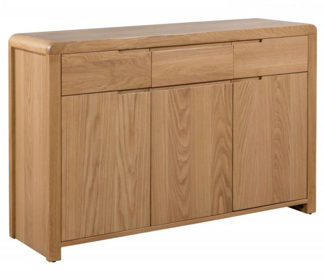 Julian Bowen Julian Bowen Curve Oak Sideboard