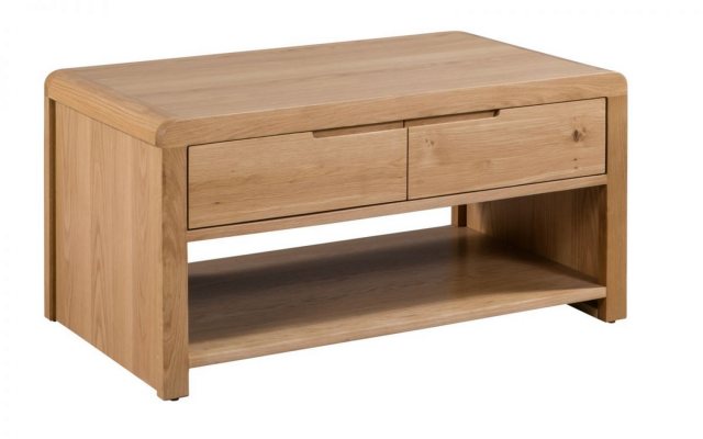 Julian Bowen Julian Bowen Curve Oak Coffee Table