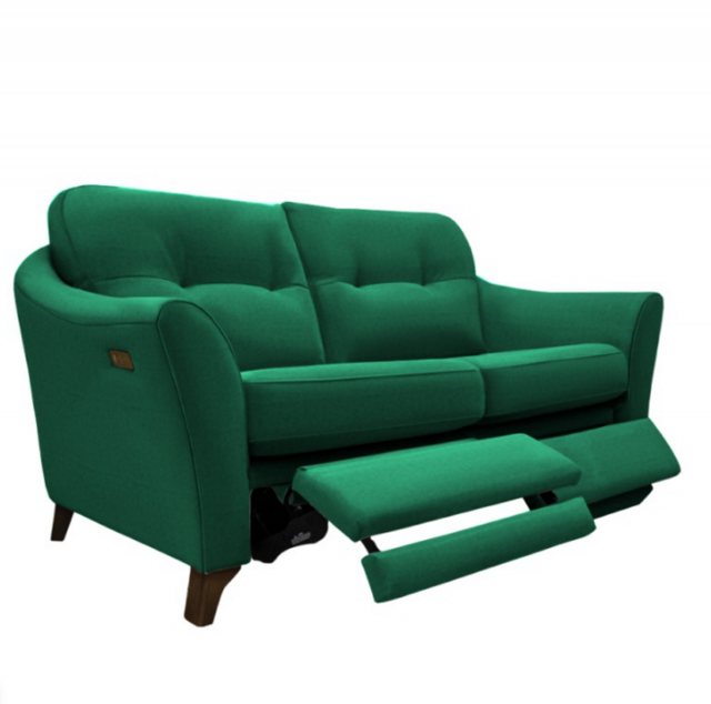 G Plan G Plan Hatton 2 Seater Formal Back Sofa With Double Power Footrest