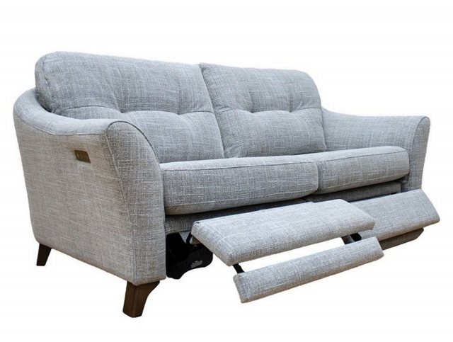 G Plan G Plan Hatton 3 Seater Formal Back Sofa With Double Power Footrest