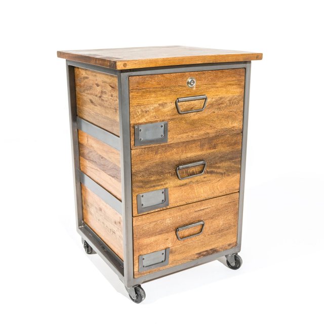 Bluebone Bluebone Re-Engineered 3 Drawer Filing Cabinet