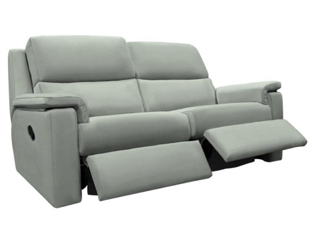 G Plan G Plan Harper Large Double Recliner Sofa With Headrest & Lumbar