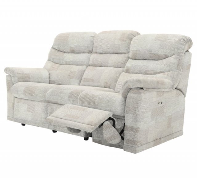 G Plan Mistral 3 Seater Sofa Single Recliner 3 Cushion