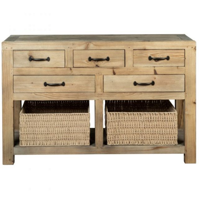 Devonshire Living Devonshire Chiltern  Drawer Sideboard With Baskets