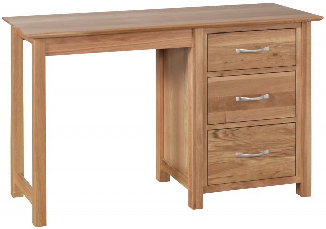 Devonshire Living Devonshire New Oak Single Pedestal Dressing Table