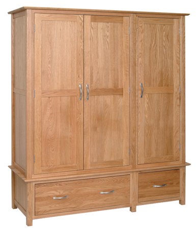 Devonshire Living Devonshire New Oak Triple Wardrobe