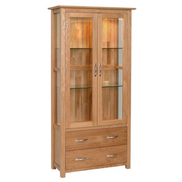 Devonshire Living Devonshire New Oak Display Cabinet