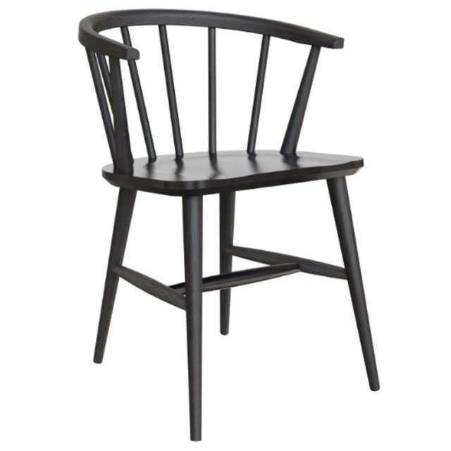 Bell & Stocchero Bell & Stocchero Como Oak Black Dining Armchair