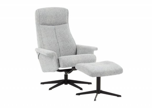 G Plan G Plan Lukas Manual Recliner Chair & Stool