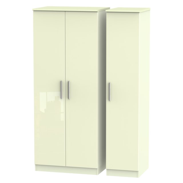 Welcome Furniture Welcome Furniture Knightsbridge Triple Plain Wardrobe