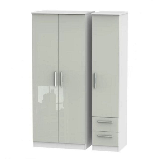 Welcome Furniture Welcome Furniture Knightsbridge Triple Wardrobe 2 Small Drawers